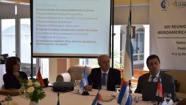Battaini mantuvo un encuentro con las autoridades de la “Comisión Iberoamericana de Ética Judicial”