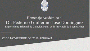 Se realizará un Homenaje Académico al Dr. Federico Guillermo José Domínguez