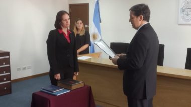 Prestó juramento la nueva Prosecretaria del Juzgado de Instrucción Nº1 Distrito Judicial Norte