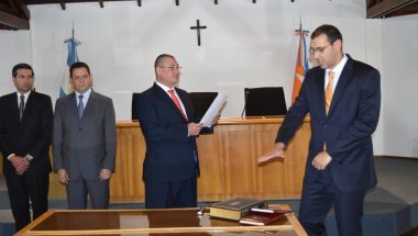 Juró el nuevo Secretario de la Sala Civil de la Cámara de Apelaciones de Ushuaia