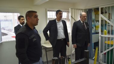 El Juez Sagastume recorrió dependencias del Servicio Penitenciario en Ushuaia