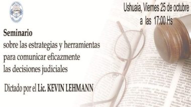 Kevin Lehmann dictará un Seminario en Ushuaia