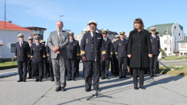 Sagastume participó de la Ceremonia por el 163º Aniversario del Fallecimiento del Almirante Brown