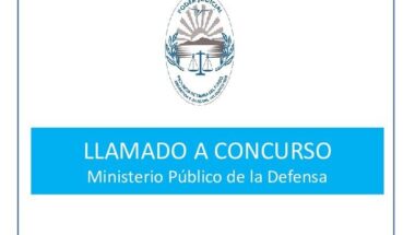 Concurso para cubrir cargos en el Ministerio Público de la Defensa