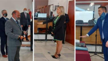 La Dra. Cantiani y el Dr. Cappelotti juraron como jueces interinos en Río Grande
