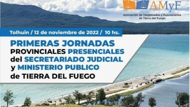 Se realizarán las Primeras Jornadas del Secretariado Judicial y Ministerio Público de Tierra del Fuego